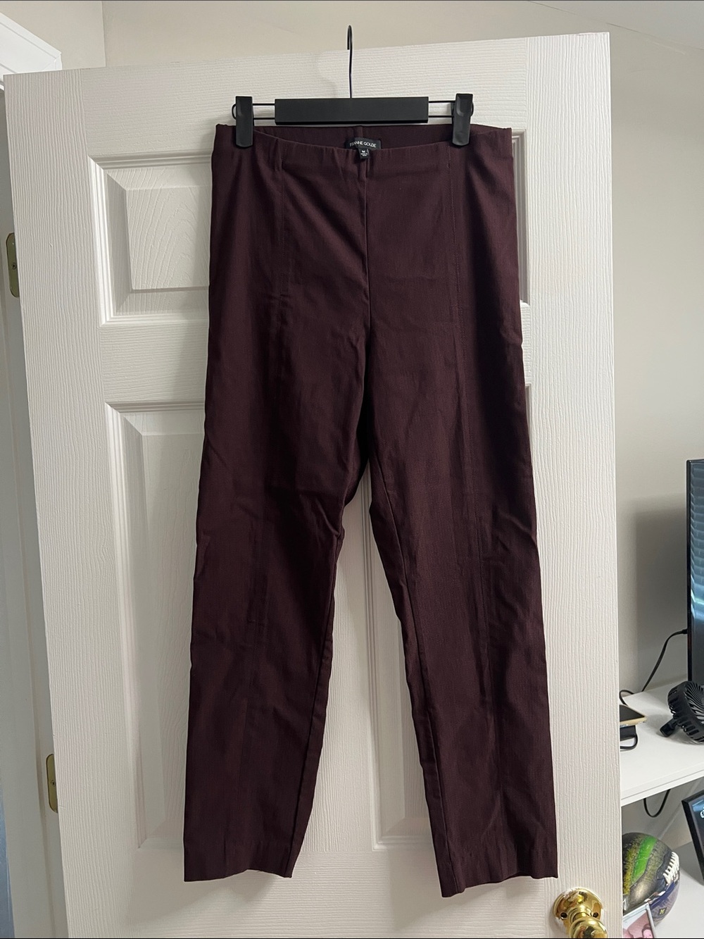 Franne Golde Slim Dress Pants - Brown